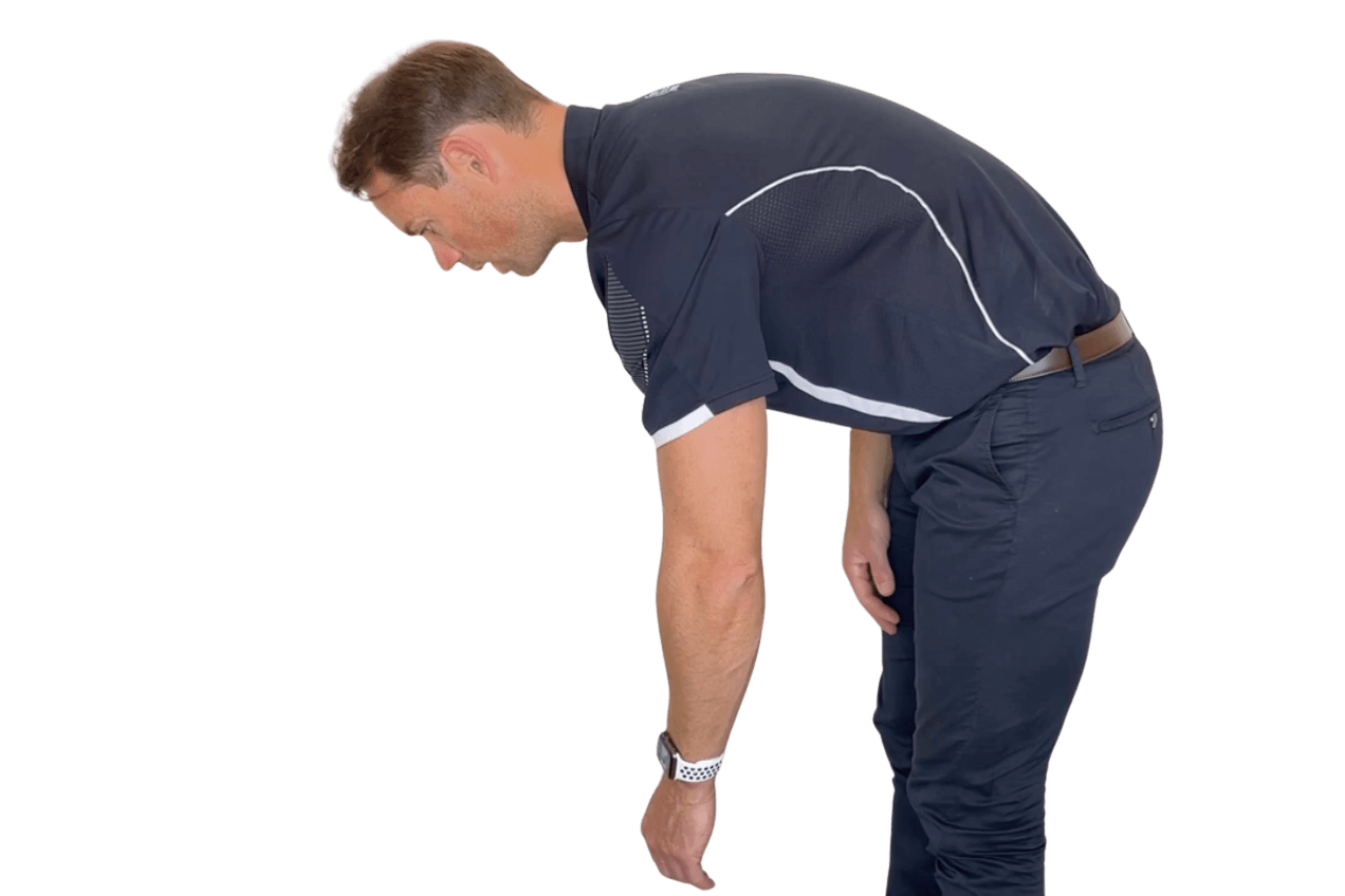 Frozen shoulder pendulum exercise – freezing stage
