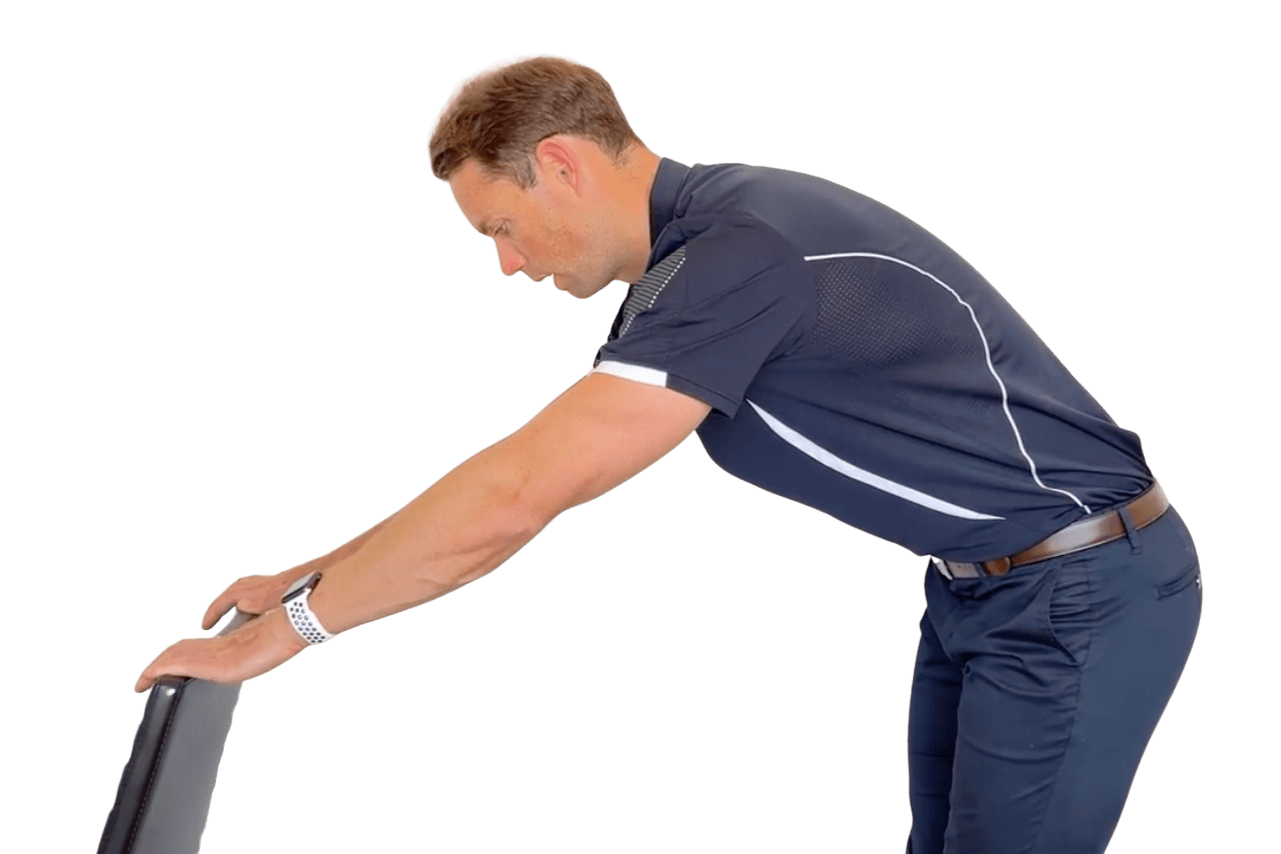 Frozen shoulder exercises – thawing stage shoulder flexion Supported shoulder flexion exercise for frozen shoulder during the thawing stage to restore movement and strength